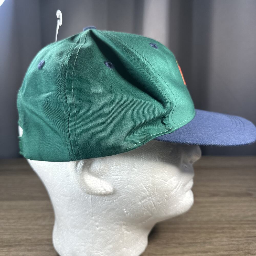 Vintage McDonalds Hat 90s Employee Uniform Fast Food Cap MCD Arch Logo Snapback - Picture 4 of 8